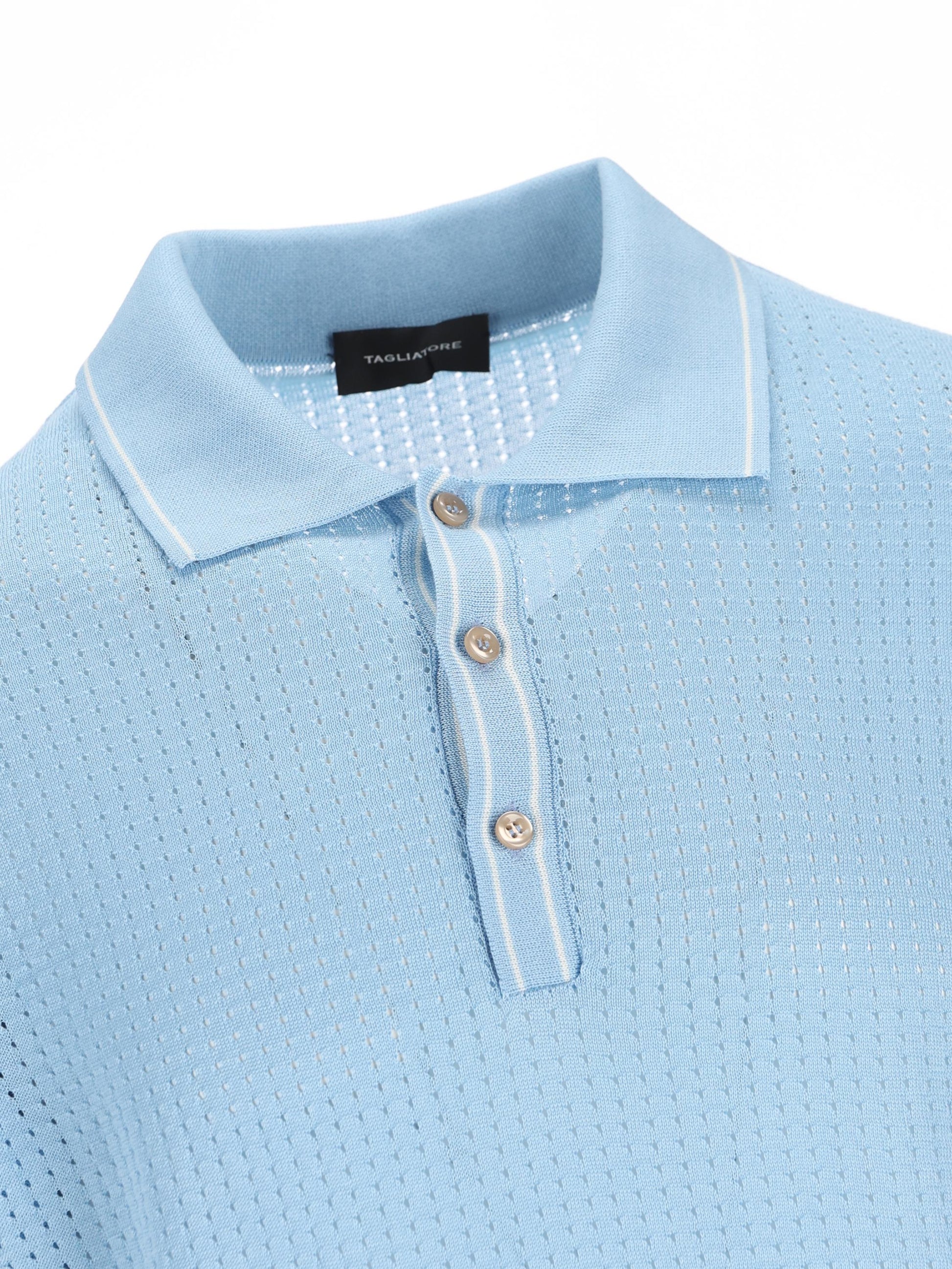 Polo realizzata in cotone. HILL CIELO TAGLIATORE 