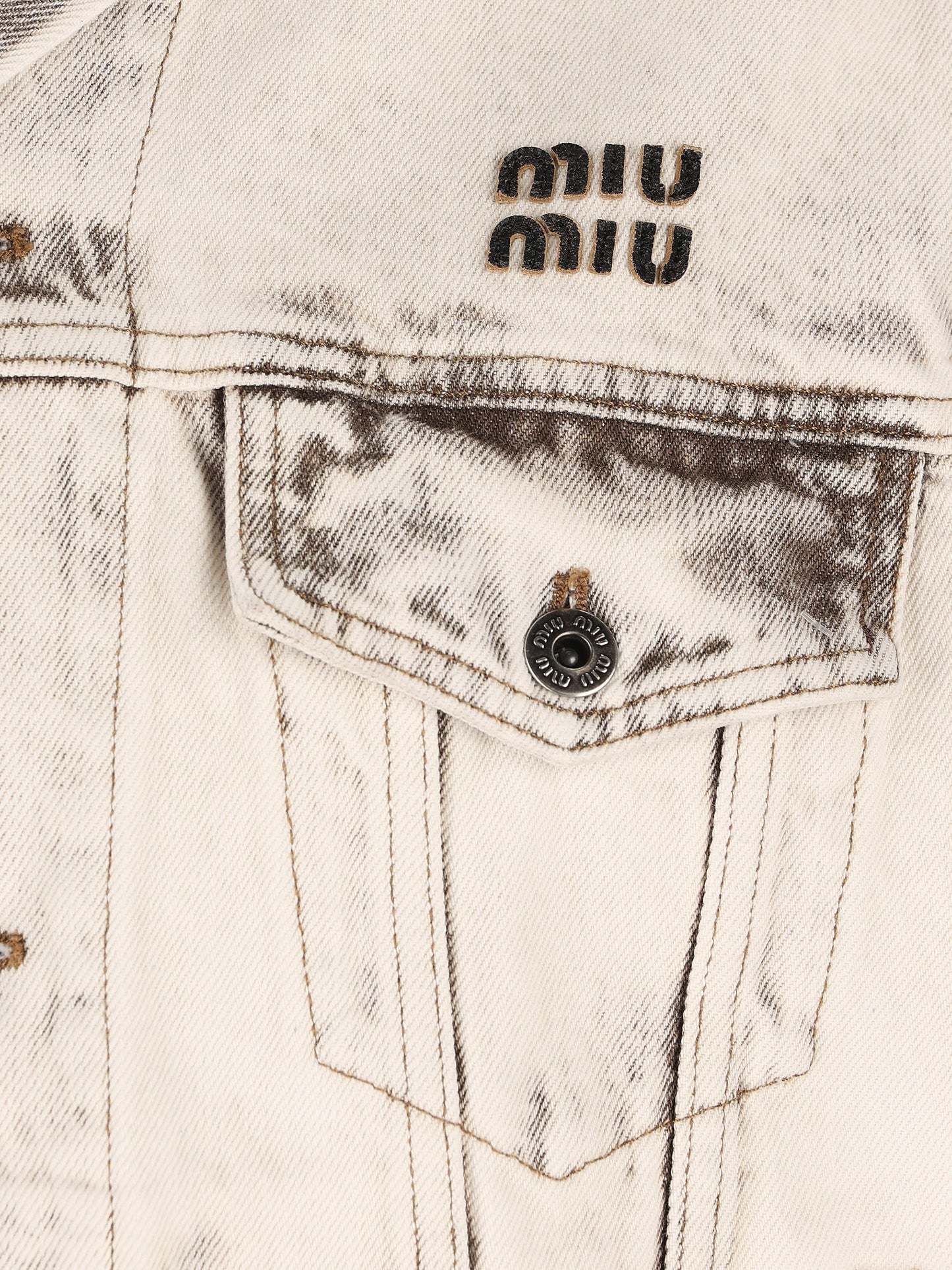 Blouson realizzato in cotone. GWB273 183TF0009 MIU MIU 