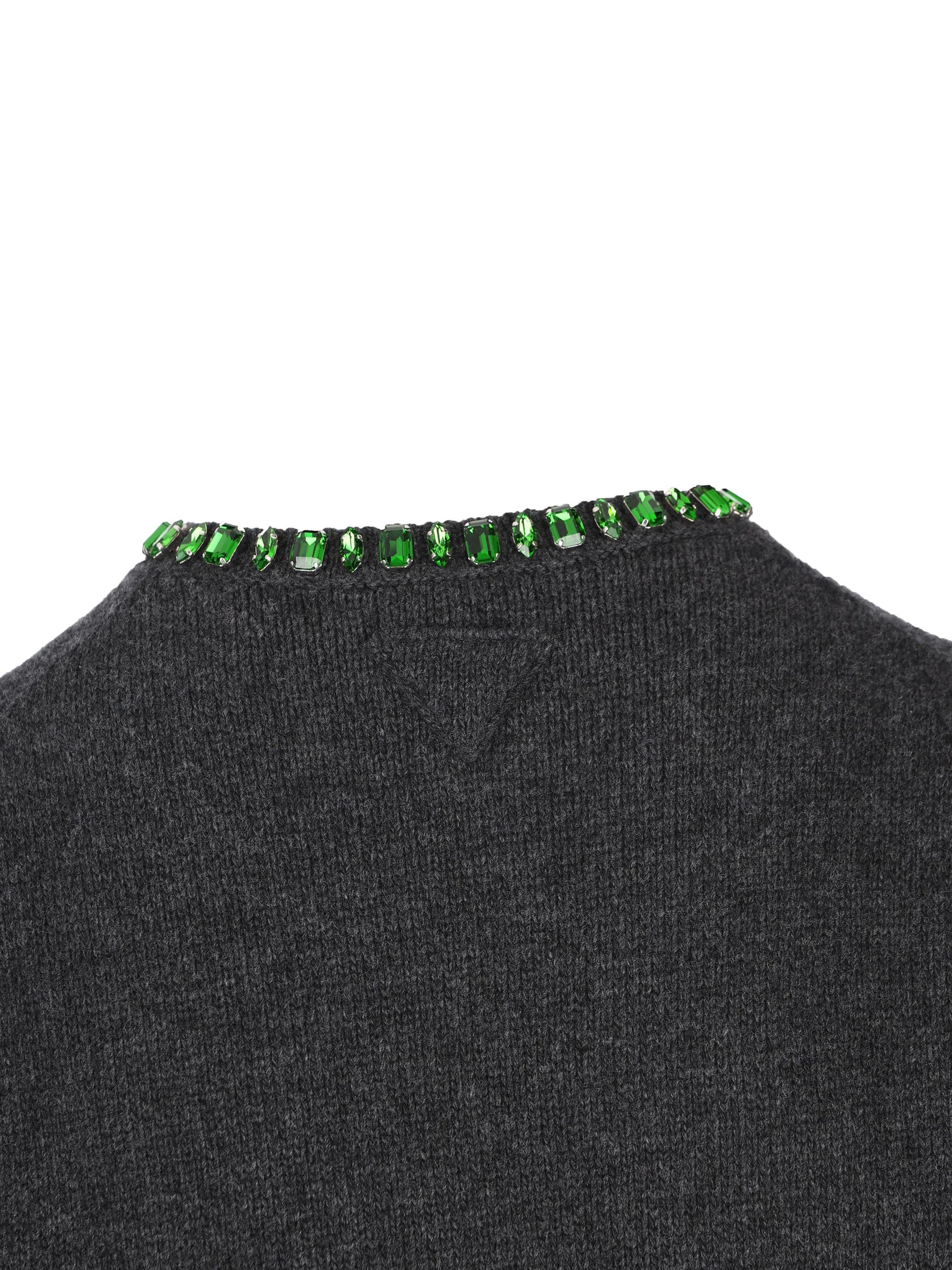 Maglia realizzata in lana e cashmere. P24V2B 18M6F0308 PRADA 