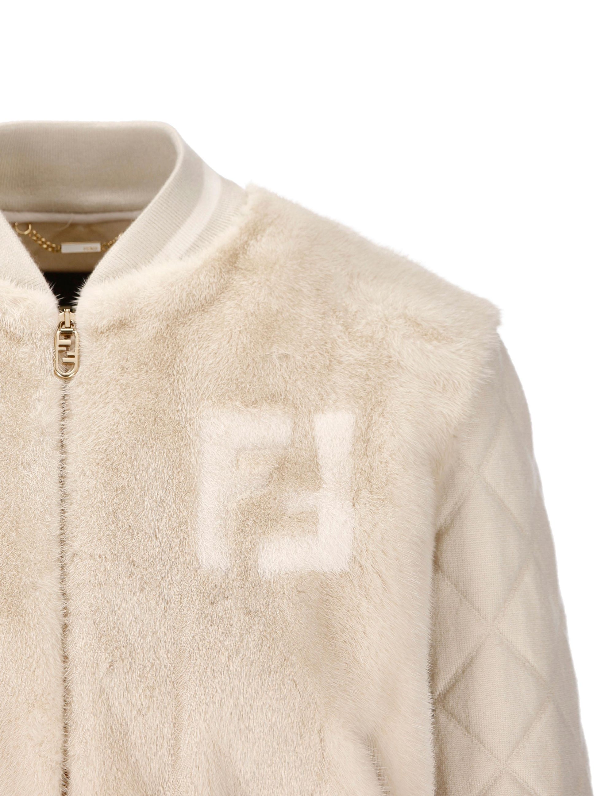 Giacca realizzata in pelliccia di visone FNE34M AQAFF0TBZ FENDI 