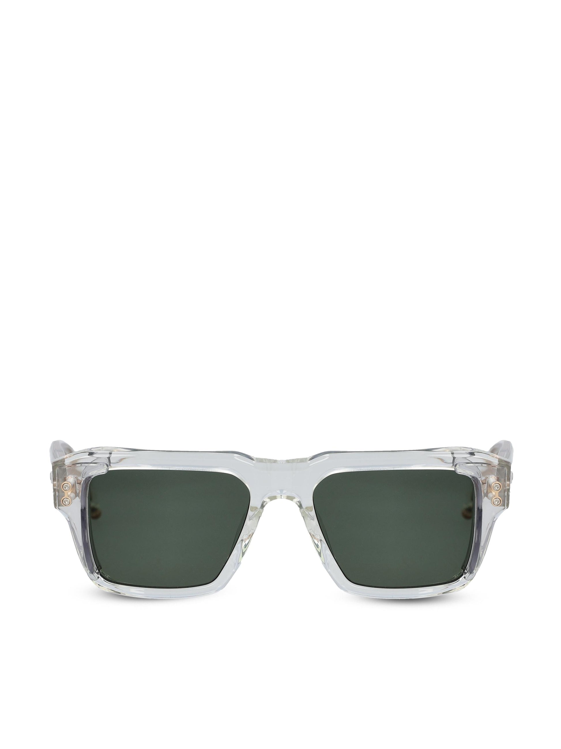 Occhiali da sole realizzati in acetato giapponese. AKS-105Z-54 CLR - GRY AKONI 