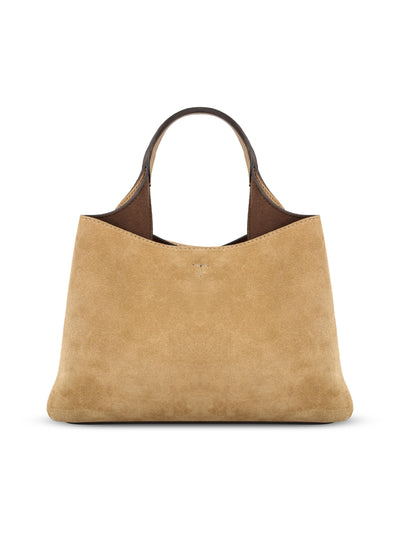 Borsa realizzata in pelle di vitello scamosciata. XBWAPAEL000P3A 4L20 TOD'S 