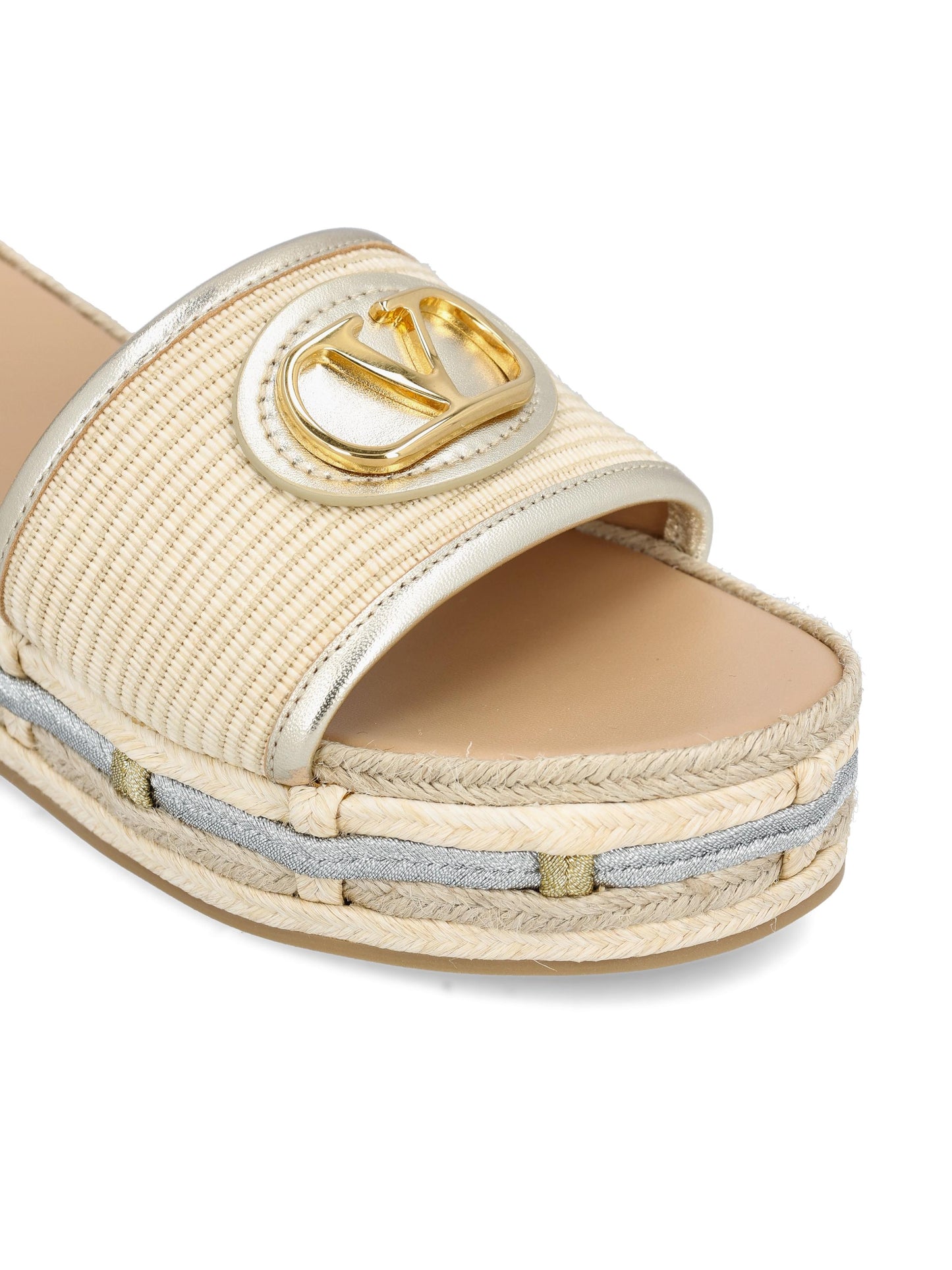 Espadrillas realizzate in tessuto e pelle. 8W2S0LY8EFQ NIK VALENTINO GARAVANI 