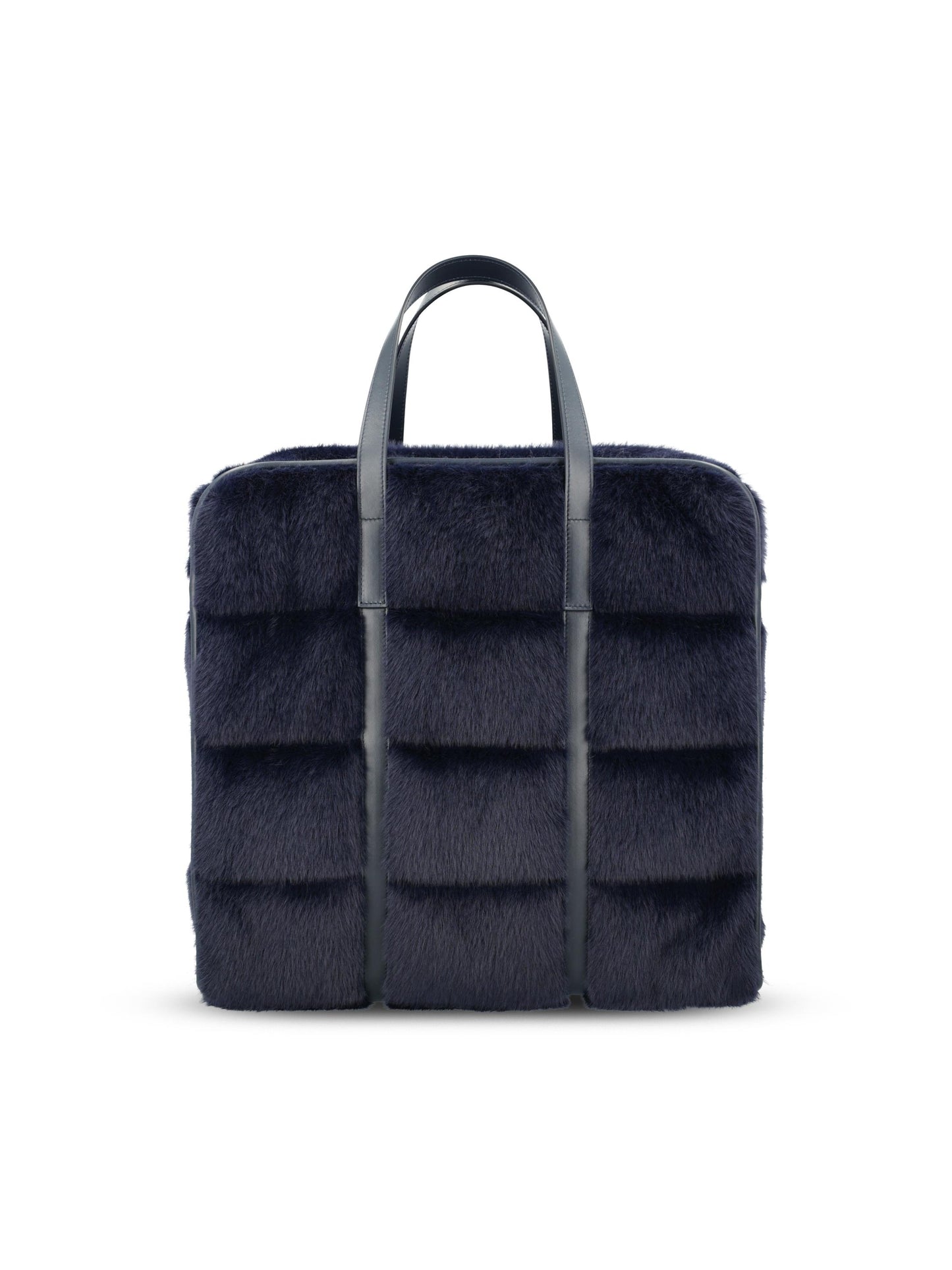 Borsa in Pelliccia Sintetica e Pelle BAG00016D 126309200 HERNO 