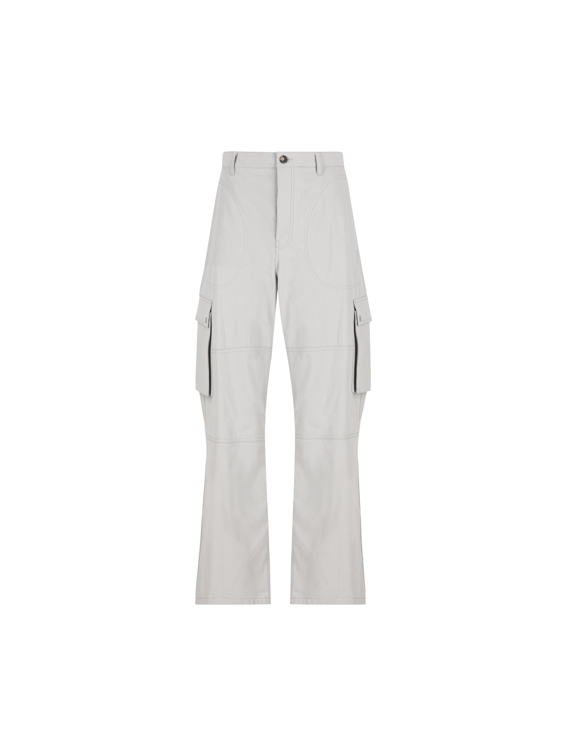 Pantaloni cargo in twill di cotone chiaro H526Y04WHC 1130 LOEWE 