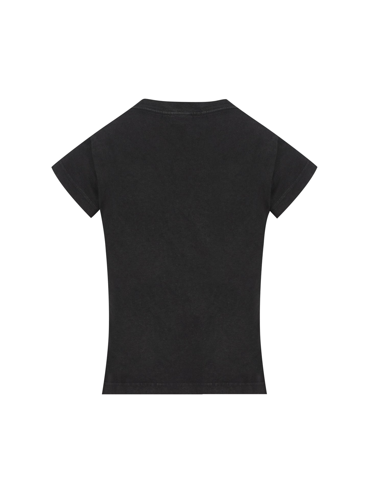 T-Shirt Shrunk "City Of Angels" in nero délavé 807341 TSVR51041 BALENCIAGA 