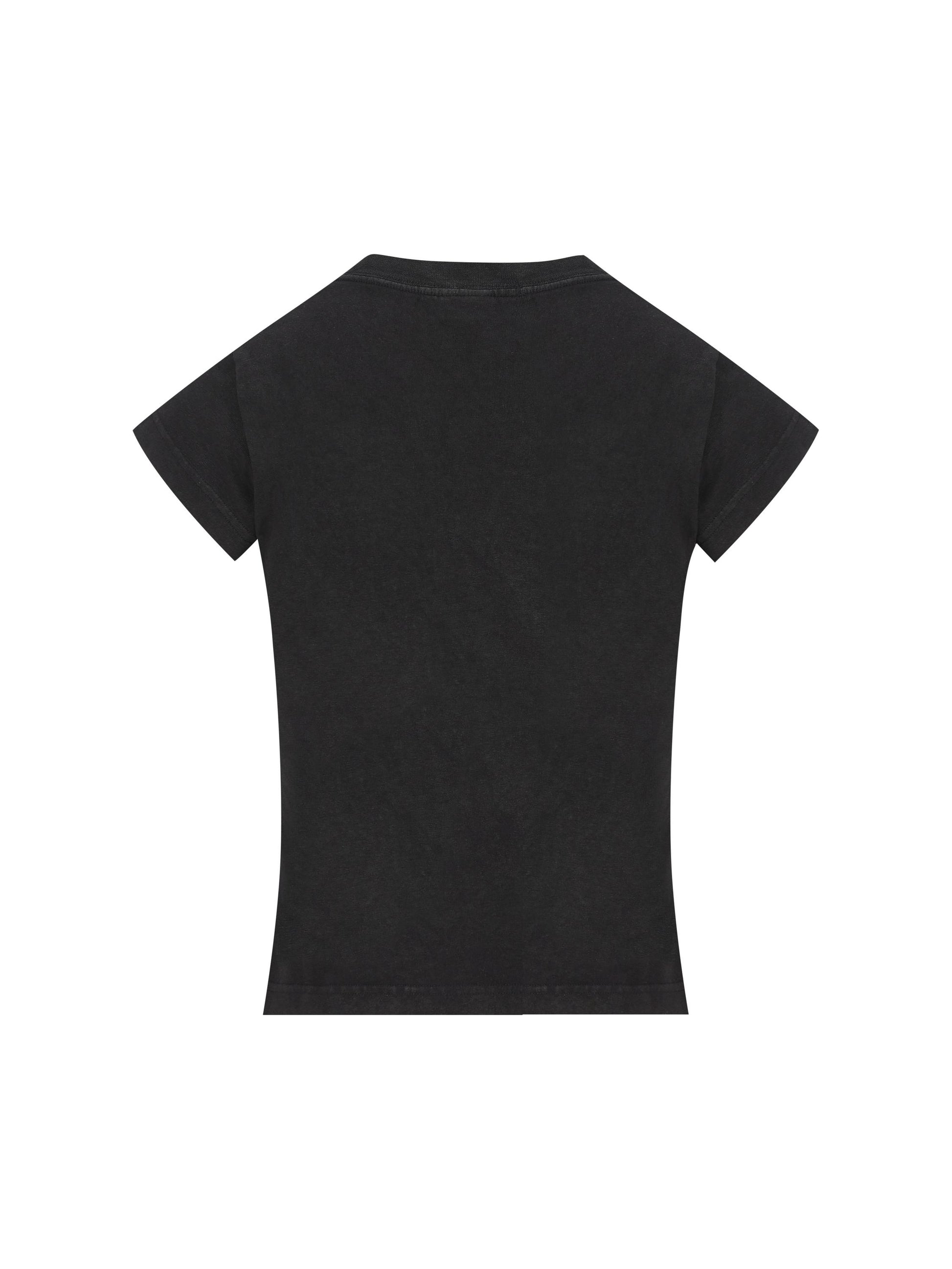 T-Shirt Shrunk "City Of Angels" in nero délavé 807341 TSVR51041 BALENCIAGA 