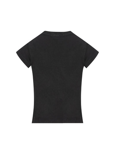 T-Shirt Shrunk "City Of Angels" in nero délavé 807341 TSVR51041 BALENCIAGA 