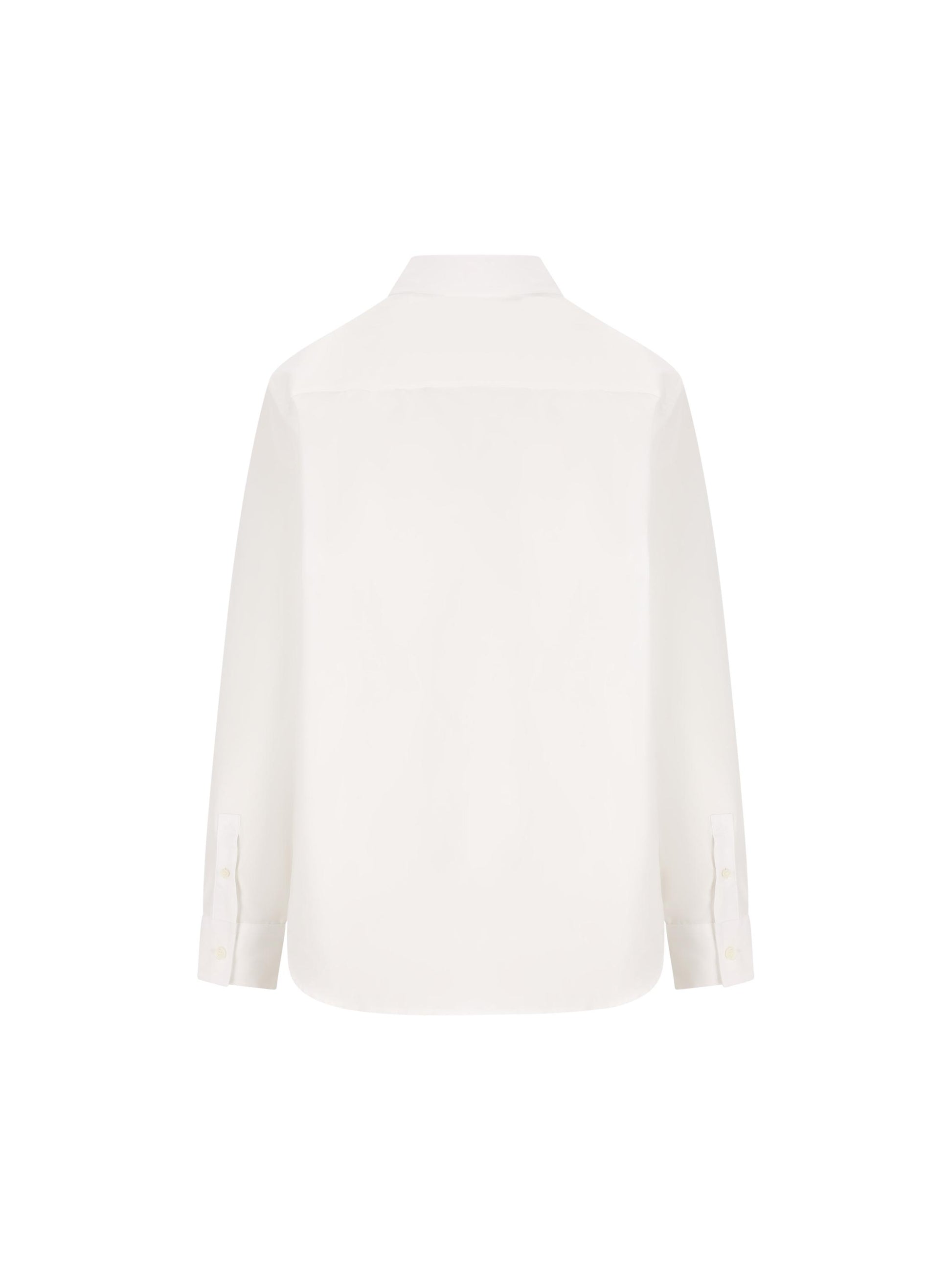 Camicia formale in popeline di cotone. 8120787 A1464 BURBERRY 