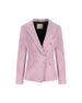 Blazer realizzato in pelle. LIZZIE LILLA TAGLIATORE 