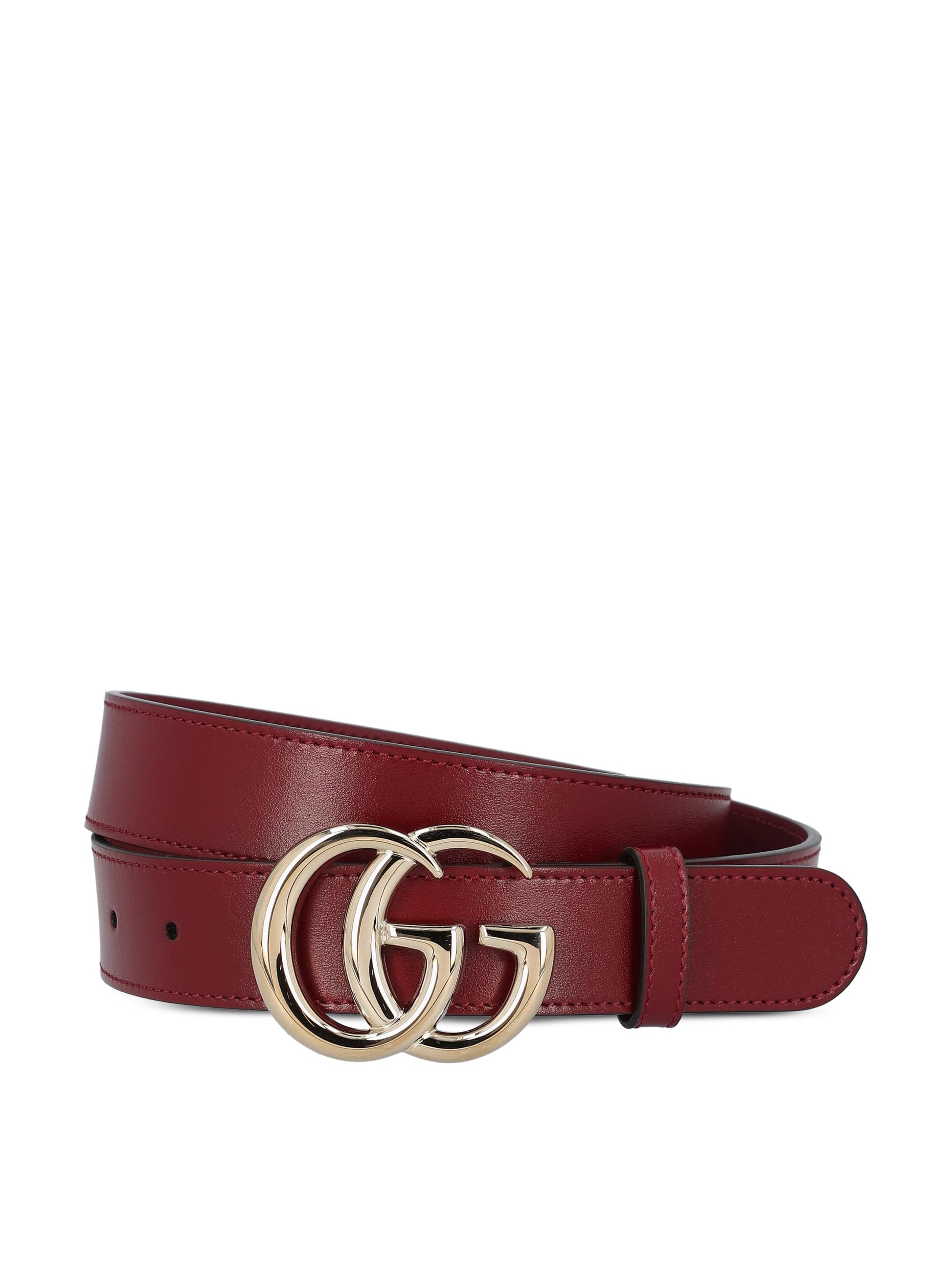 Cintura realizzata in pelle di vitello 625839 0AAA56207 GUCCI 