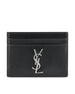Porta carte in pelle. 485631 0SX0E1000 SAINT LAURENT 
