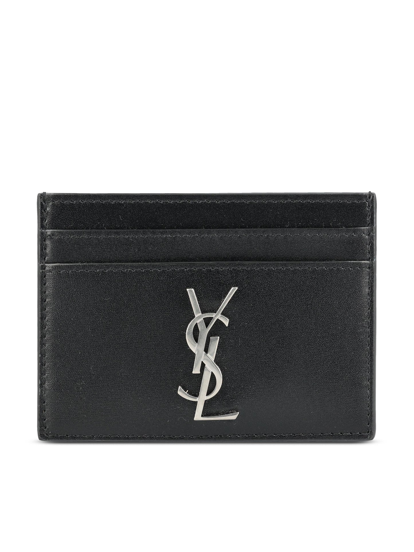 Porta carte in pelle. 485631 0SX0E1000 SAINT LAURENT 