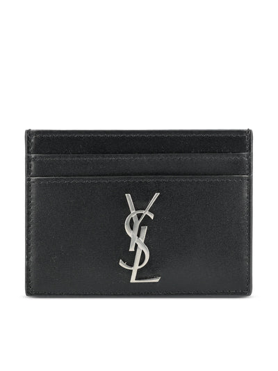 Porta carte in pelle. 485631 0SX0E1000 SAINT LAURENT 