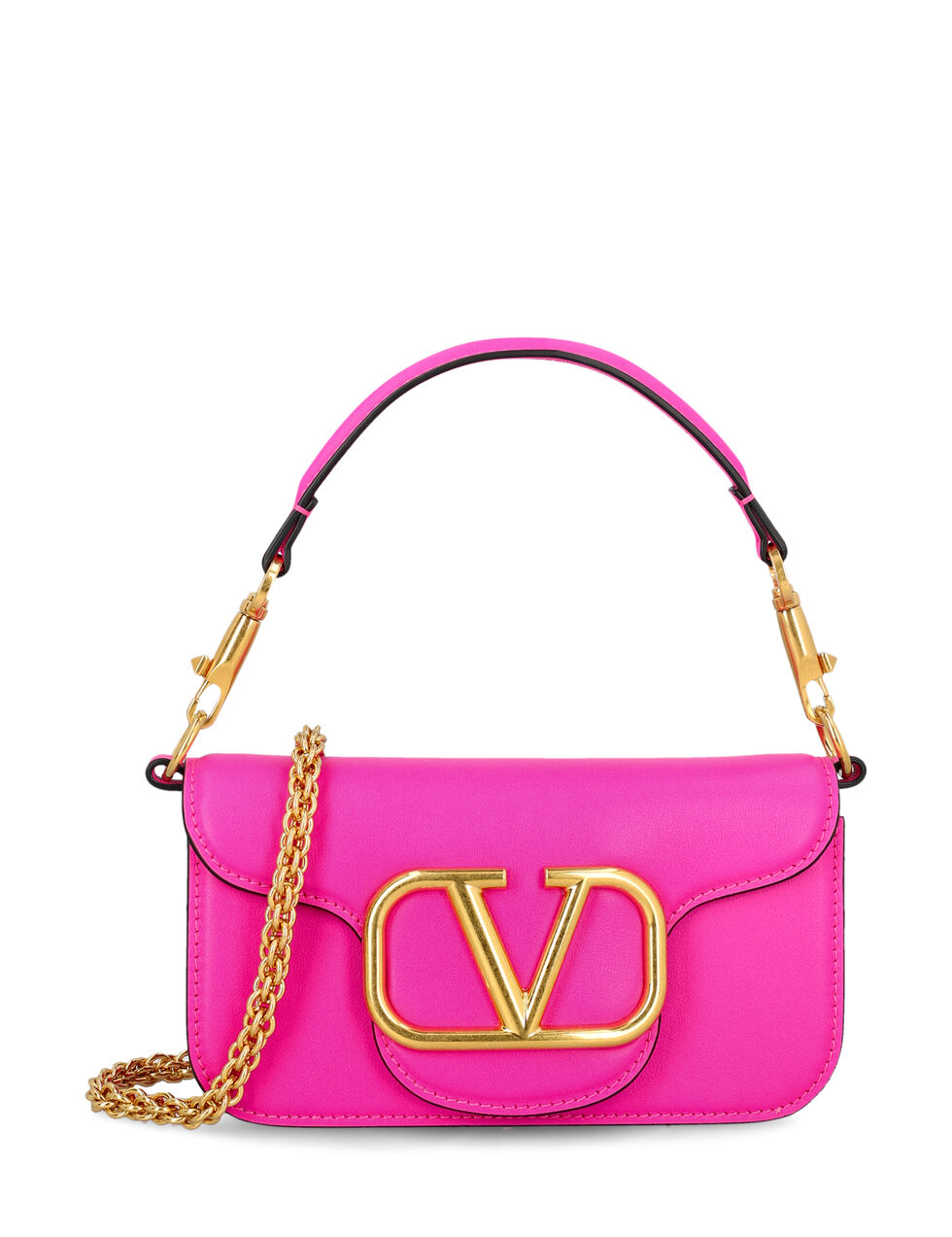 Valentino Garavani Supervee Crossbody Bag Linen with Leather