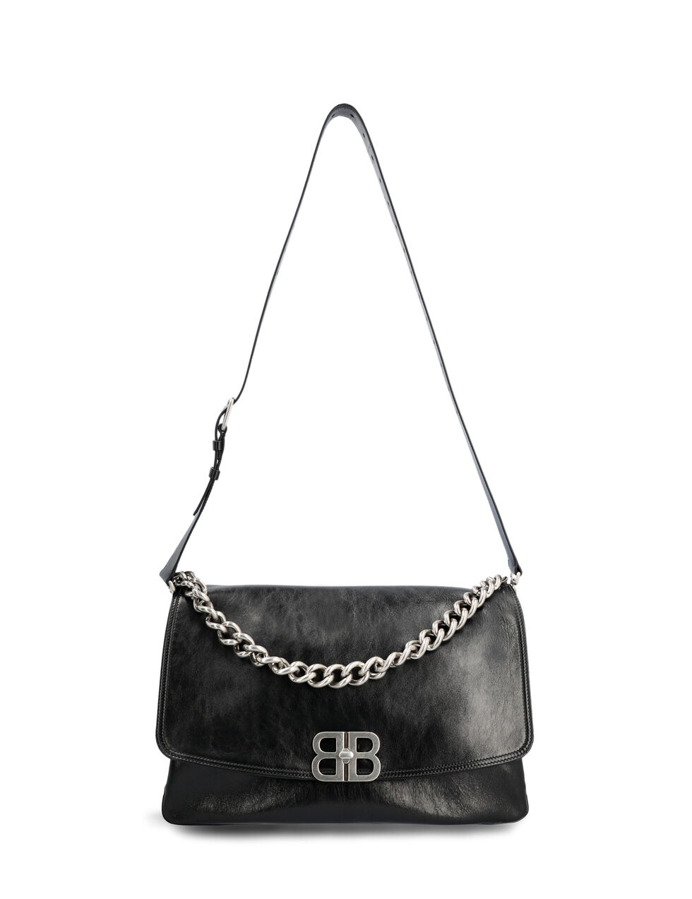 Balenciaga BB Soft Large Flap Bag Black